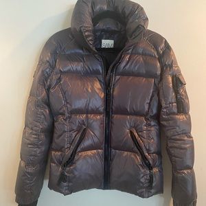 SAM. Gray shiney puffer size M